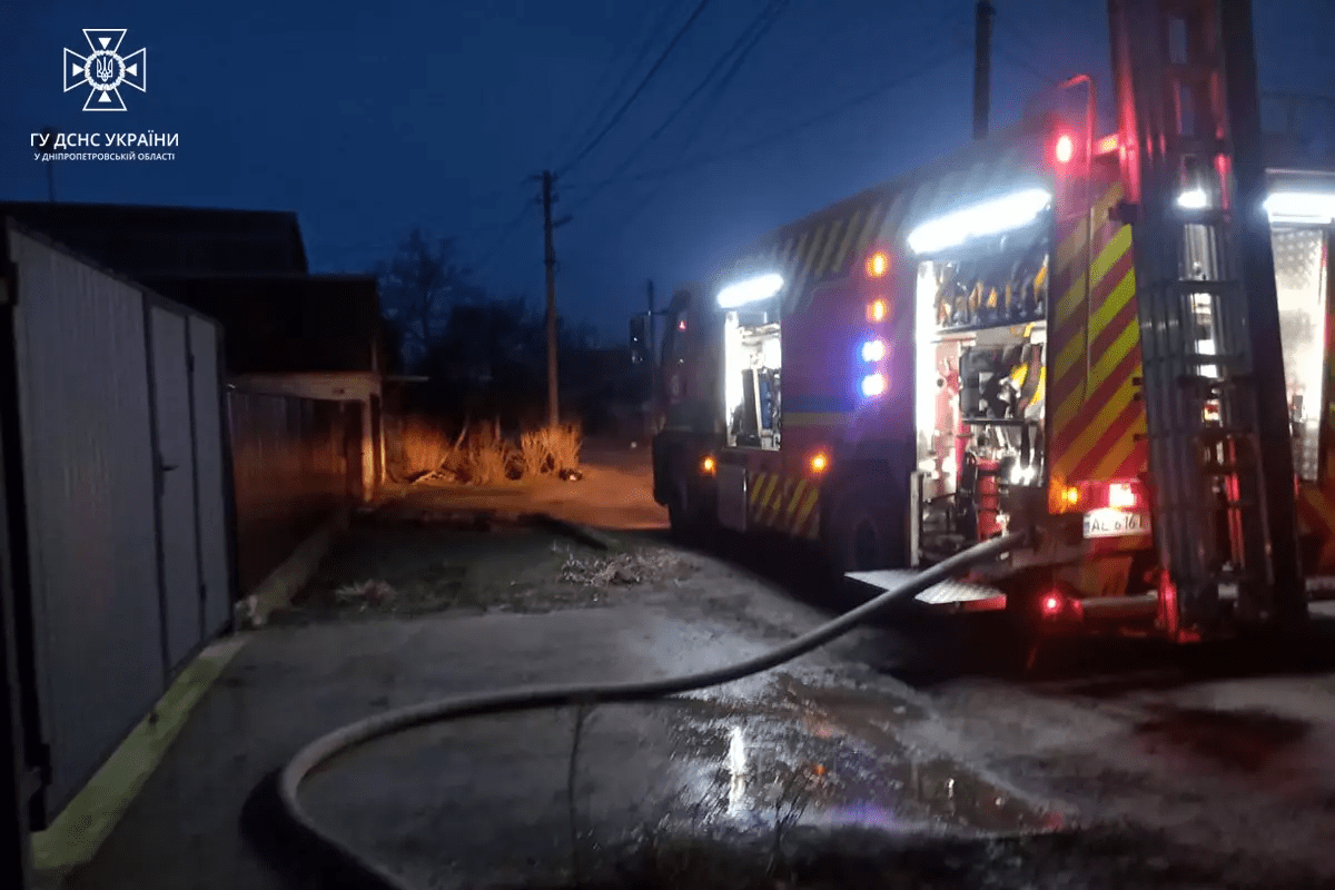 Пожар в Днепре