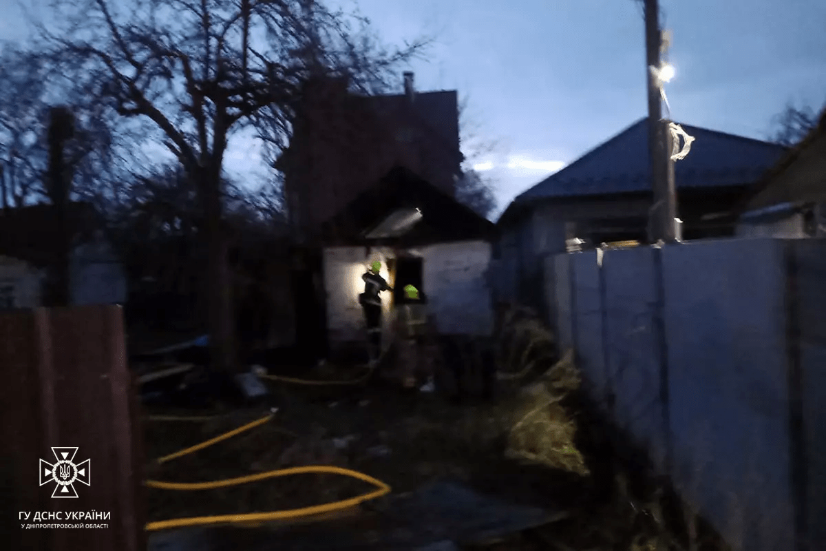 Пожар в Днепре