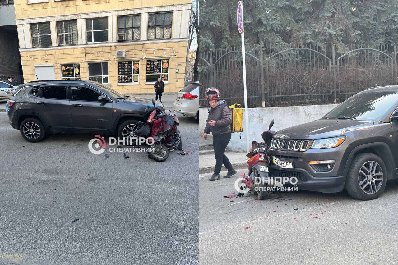 ДТП з мотоциклістом